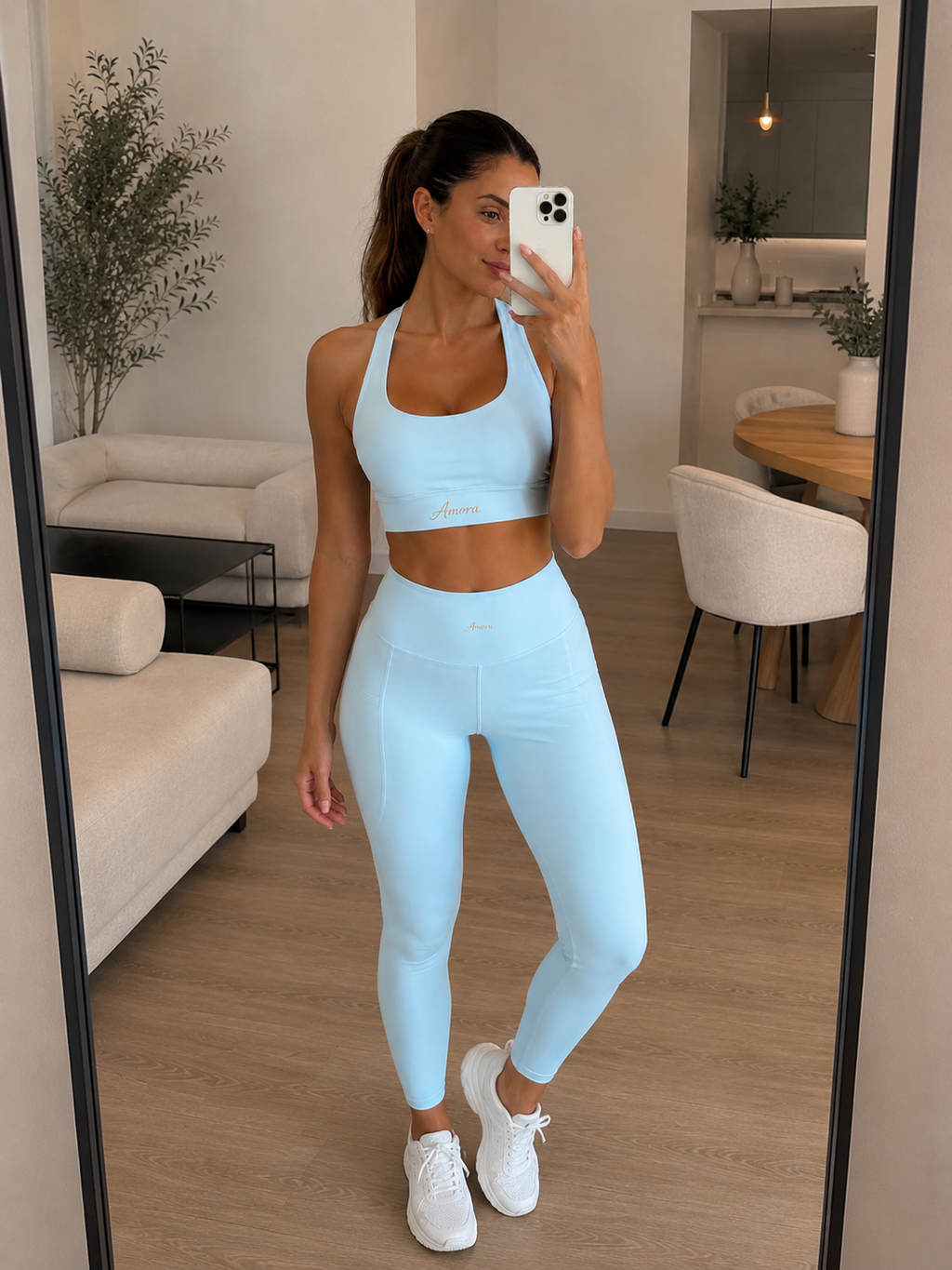 Amora Body Leggings Baby Blue
